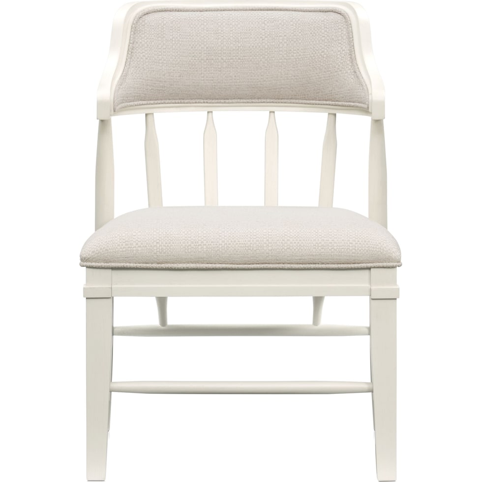 willow spring white host chair   