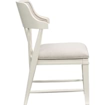 willow spring white host chair   