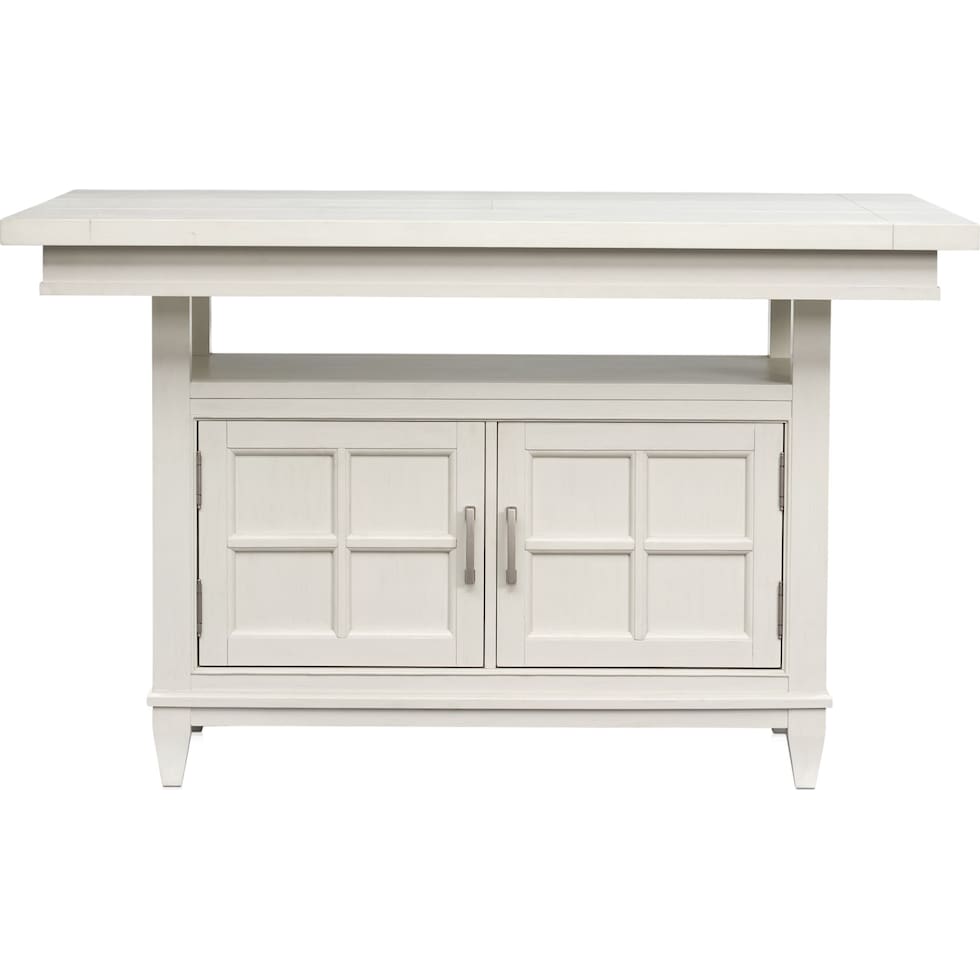 willow spring white kitchen island   