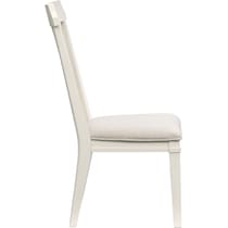 willow spring white side chair   