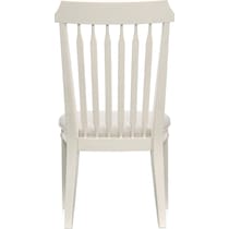 willow spring white side chair   