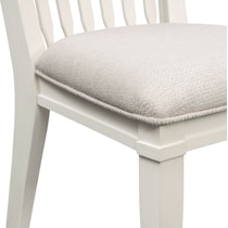 willow spring white side chair   