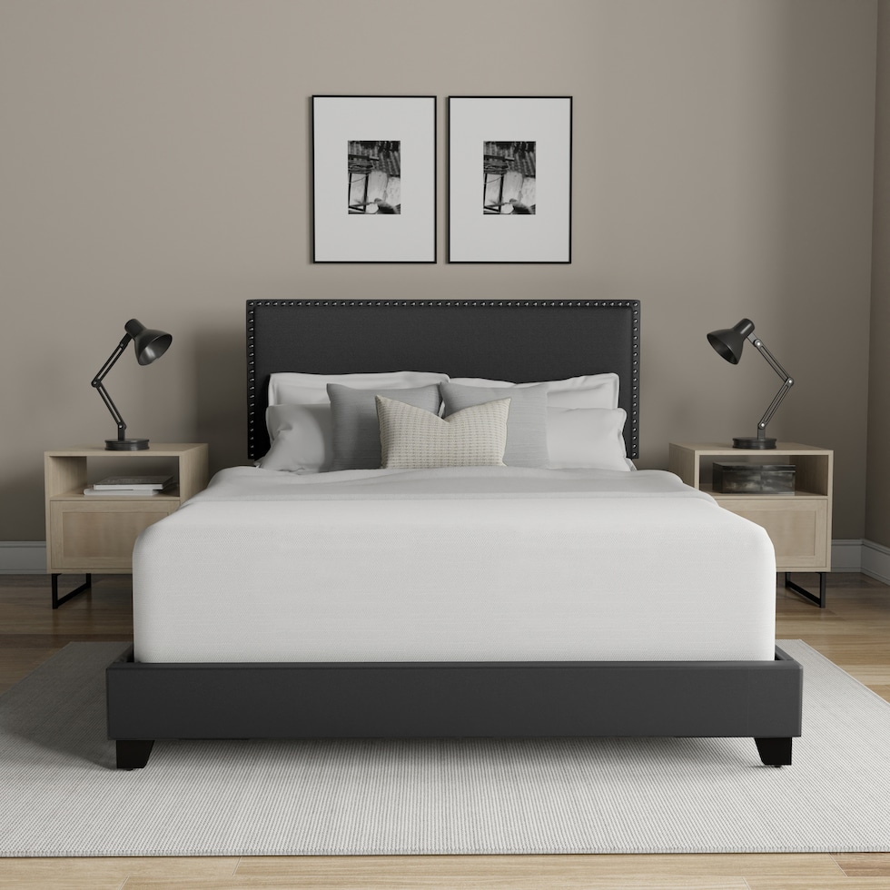 willow black full bed   