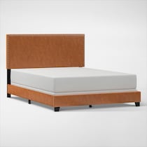 willow light brown full bed   