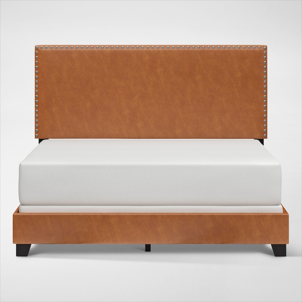 willow light brown full bed   