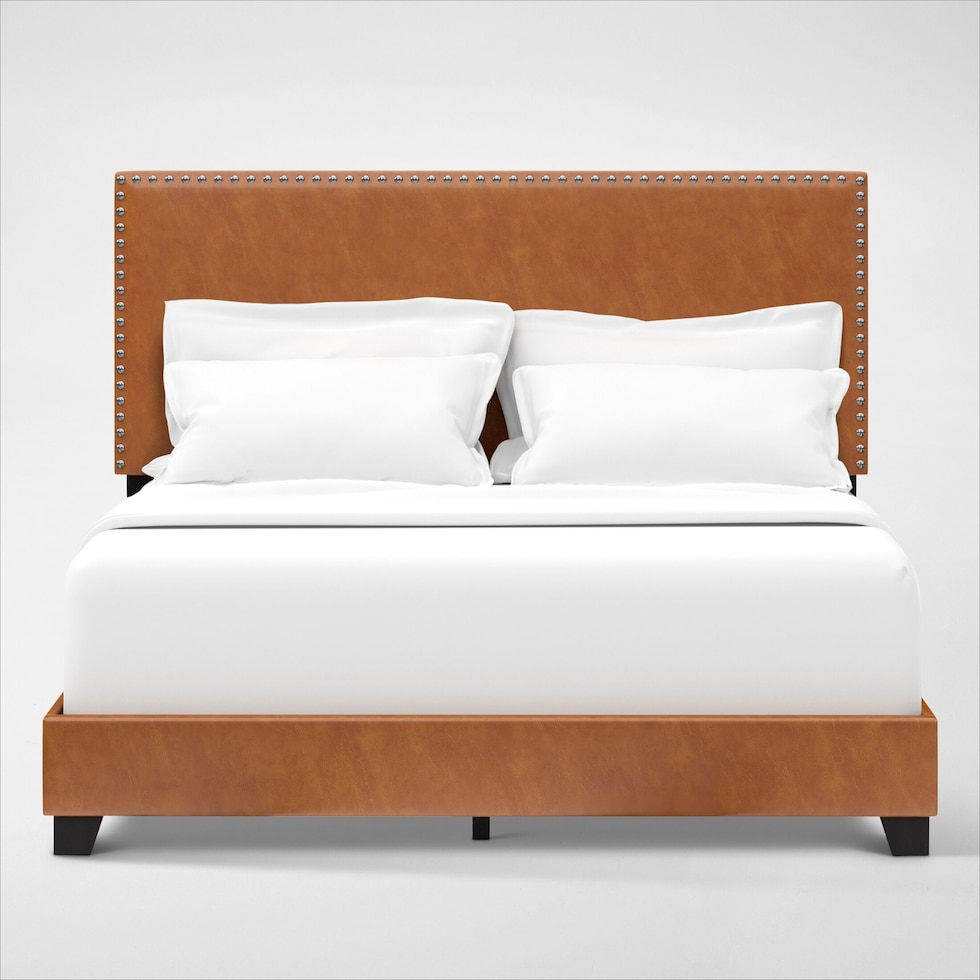 willow light brown full bed   