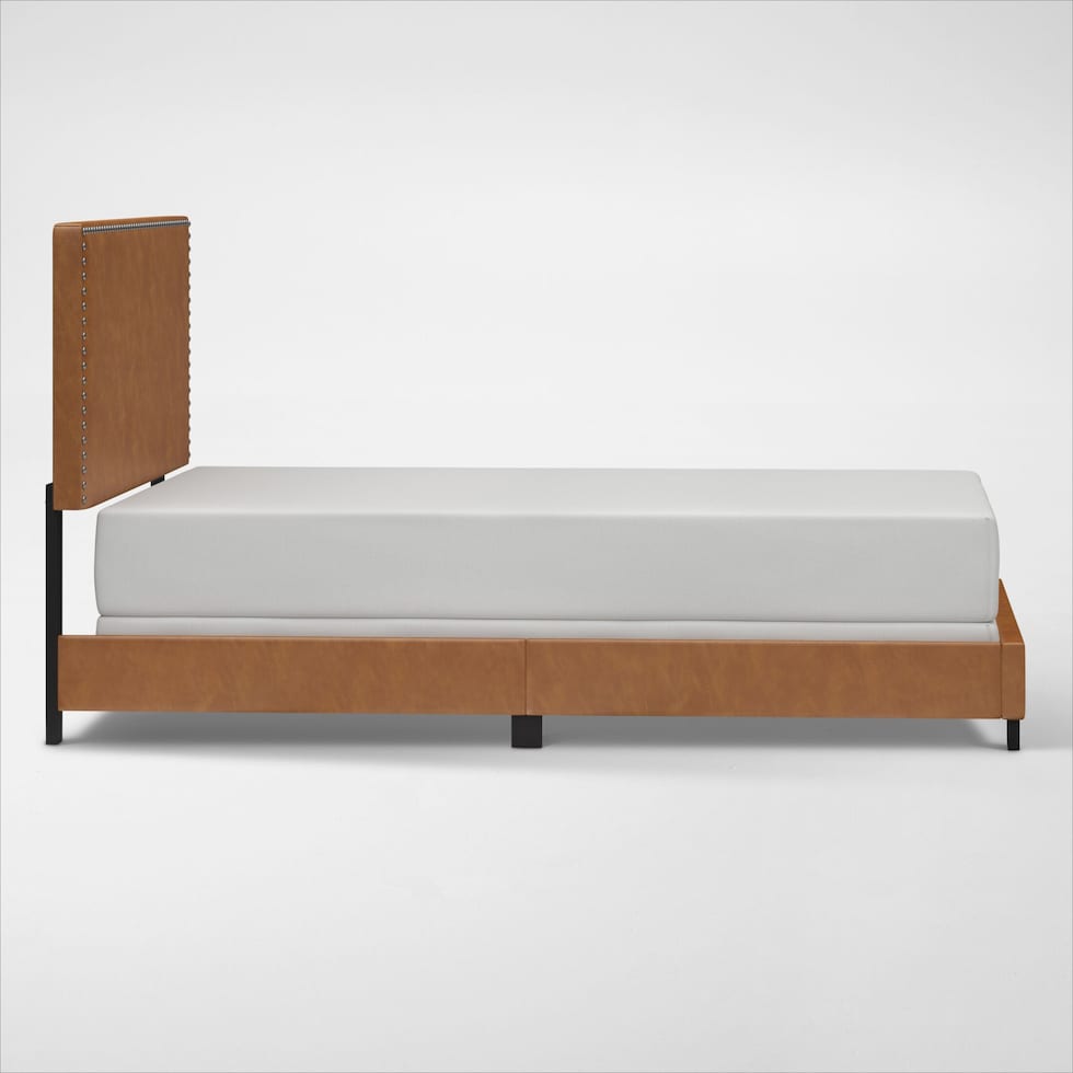 willow light brown full bed   