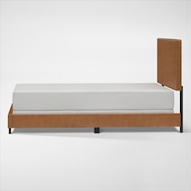 willow light brown full bed   