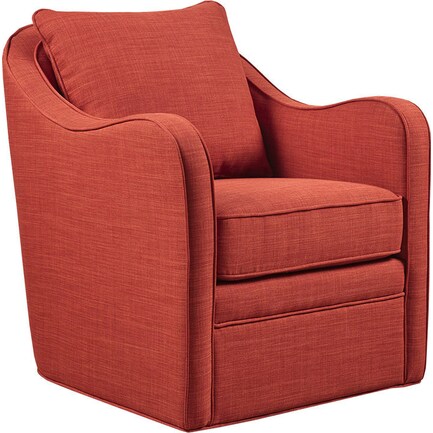 Willshire Swivel Chair - Orange