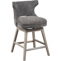 wilma gray counter height stool   