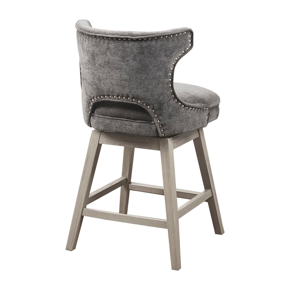 wilma gray counter height stool   