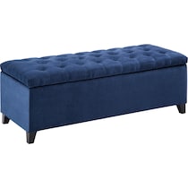 wilmer blue bench   