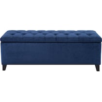 wilmer blue bench   