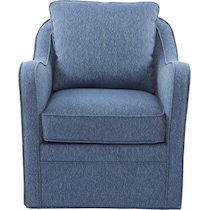 wilshire blue accent chair   