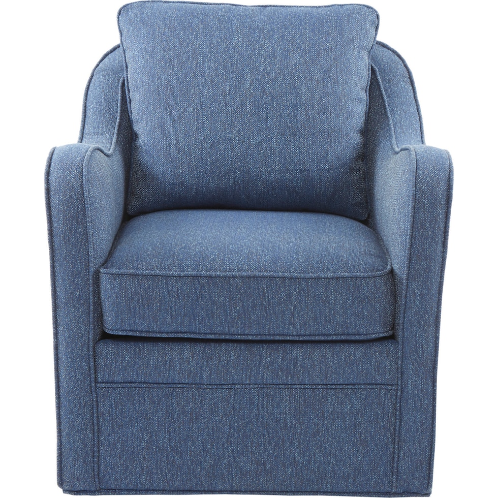 wilshire blue accent chair   