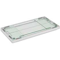 wind guard glass fire pit cover   