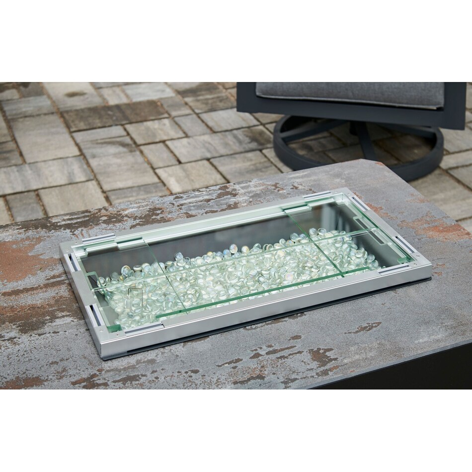 wind guard glass fire pit cover   