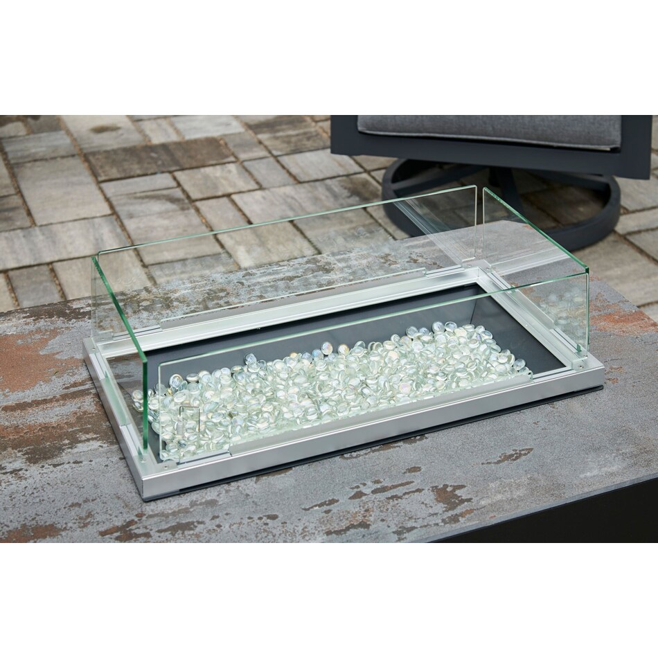 wind guard glass fire pit cover   