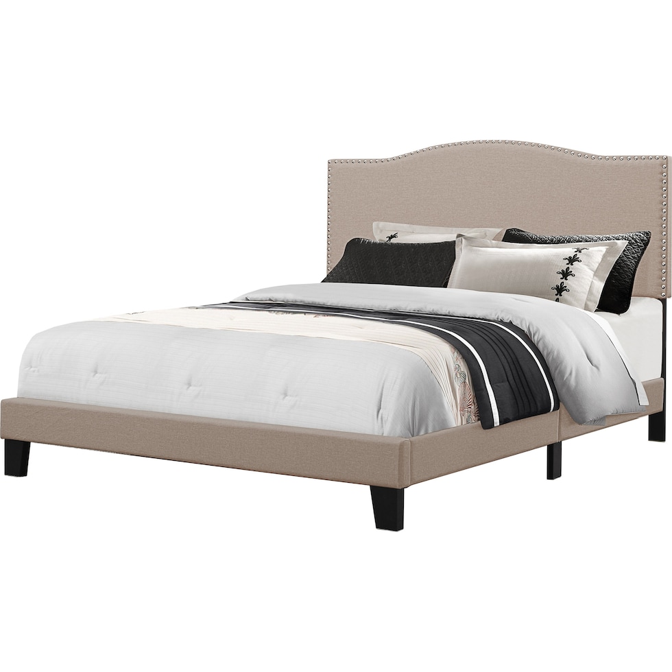 windsong gray full bed   