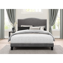 windsong gray full bed   