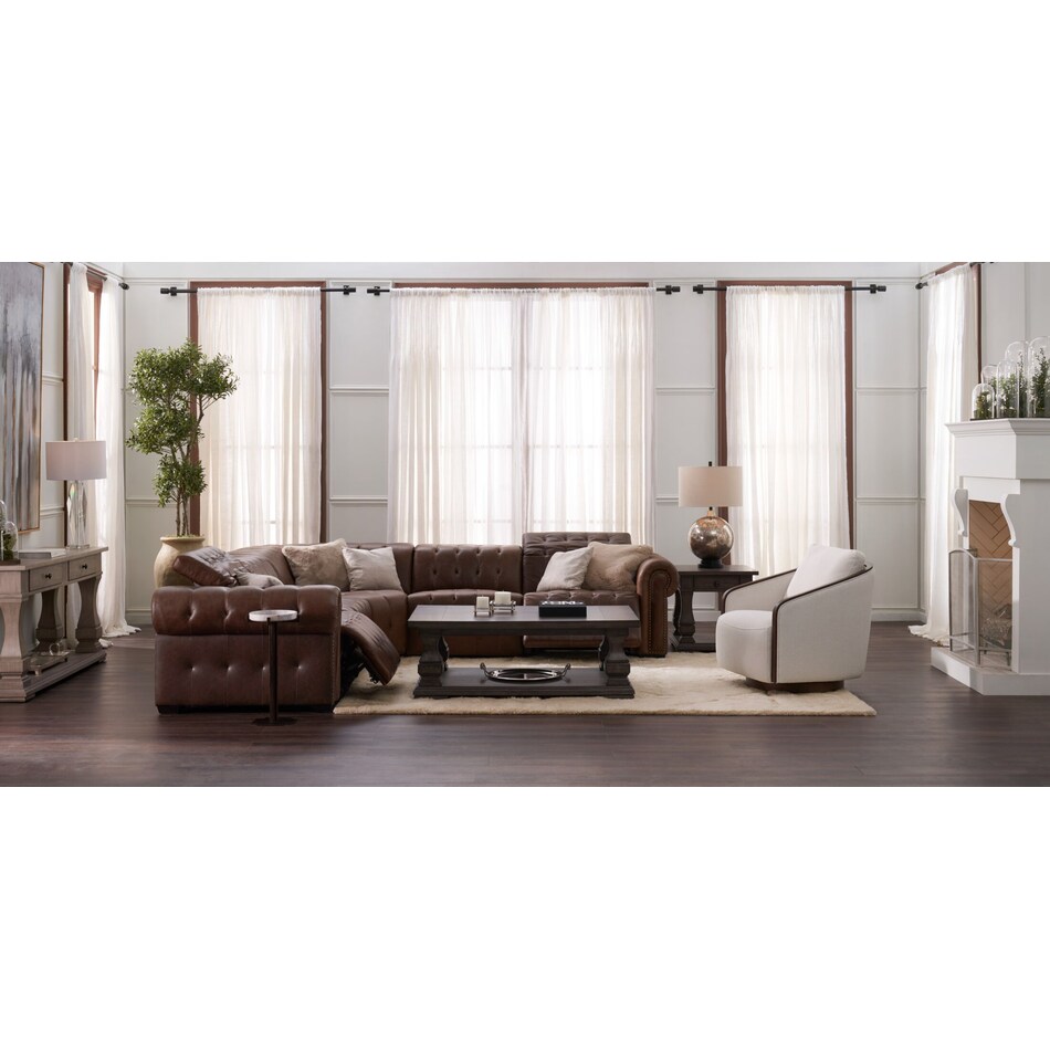 Windsor Park 5Piece Dual Power Reclining Sectional American