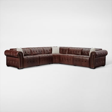Windsor Park 5-Piece Dual-Power Reclining Sectional
