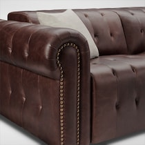 windsor park dark brown sectional web   