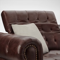 windsor park dark brown sectional web   