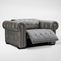 windsor park gray recliner web   