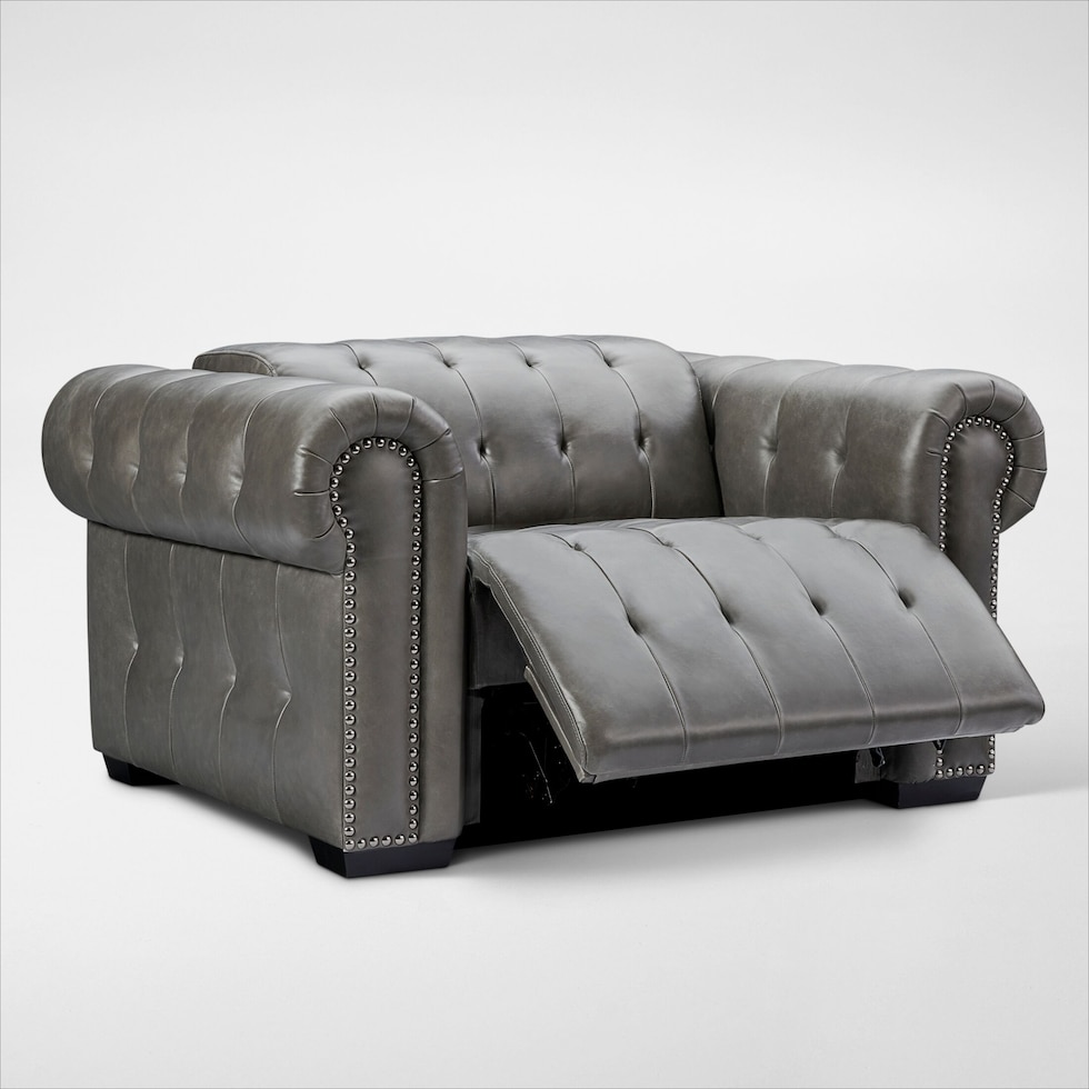 windsor park gray recliner web   
