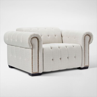 Windsor Park Dual Power Recliner - Ivory