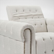 windsor park white power recliner   