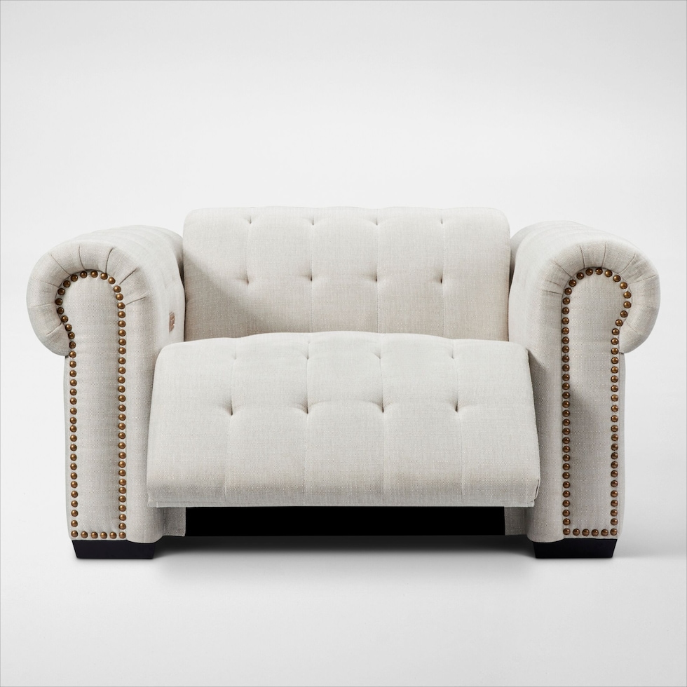 windsor park white recliner web   