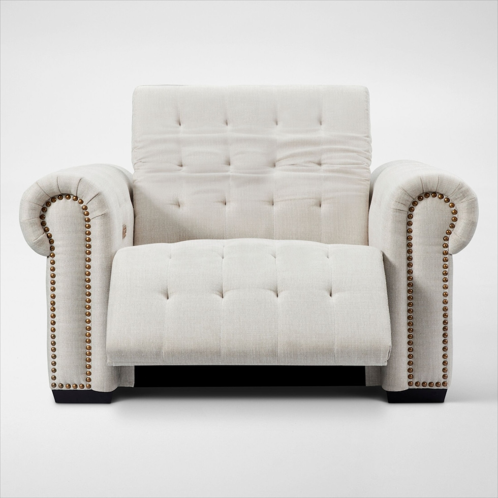 windsor park white recliner web   