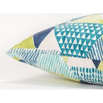 winn blue outdoor pillow   