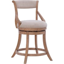 winnetka light brown counter height stool   