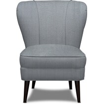 winnie gray accent chair   