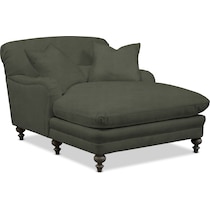 winnie green chaise   