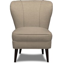 winnie light brown accent chair   