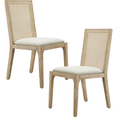 Winslow Set of 2 Dining Chairs - Natural