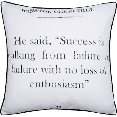 Winston Churchill Accent Pillow