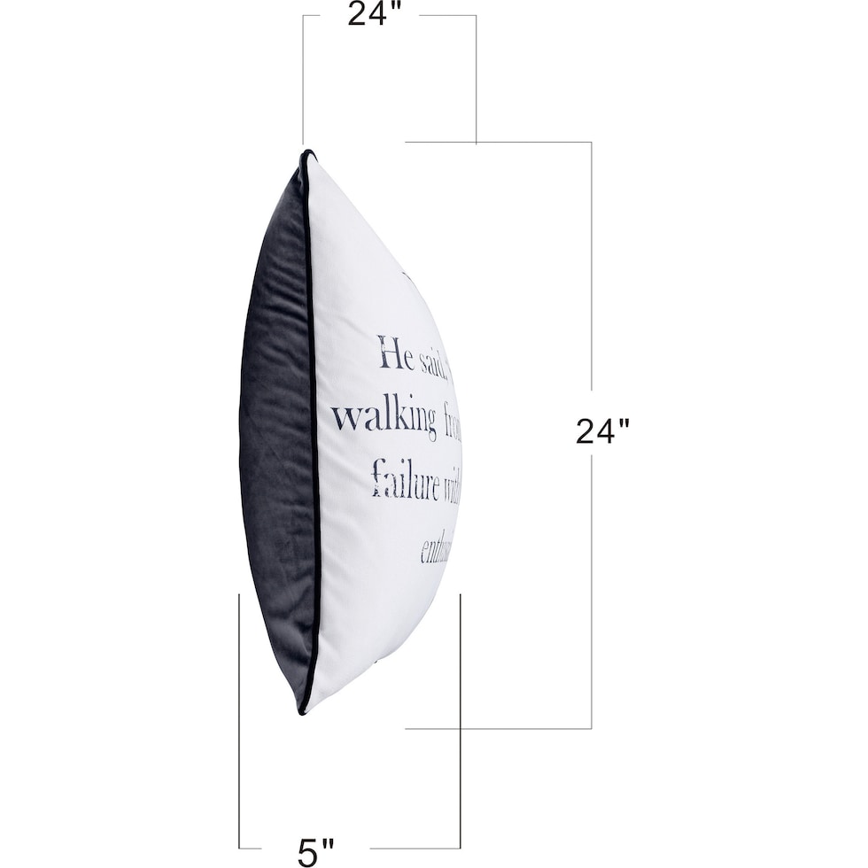 winston churchill pillow dimension schematic   