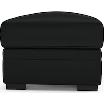 winston black ottoman   