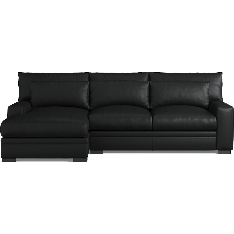 winston black sectional   