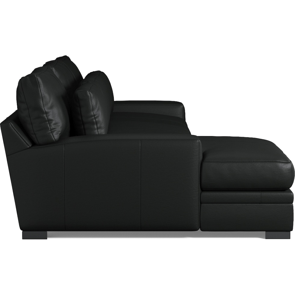 winston black sectional   