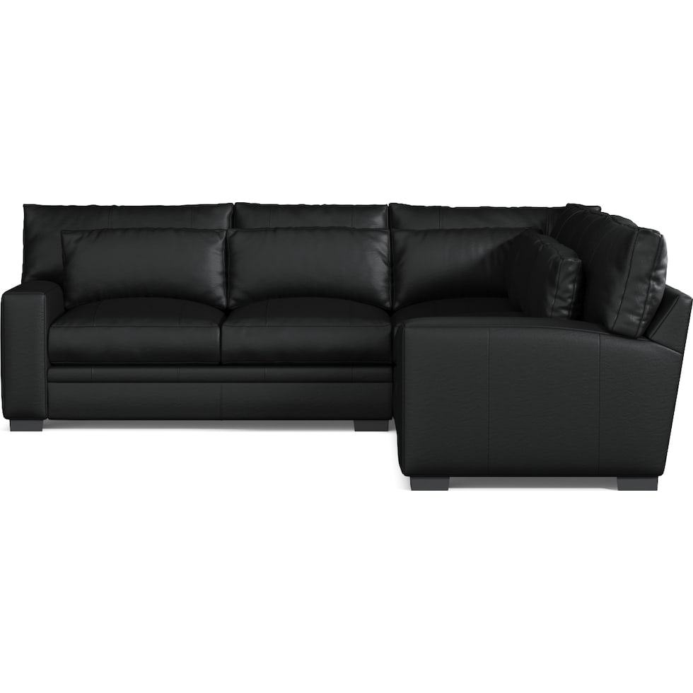 winston black sectional   