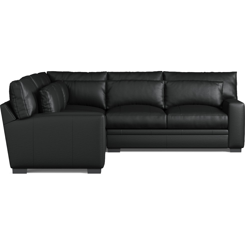 winston black sectional   