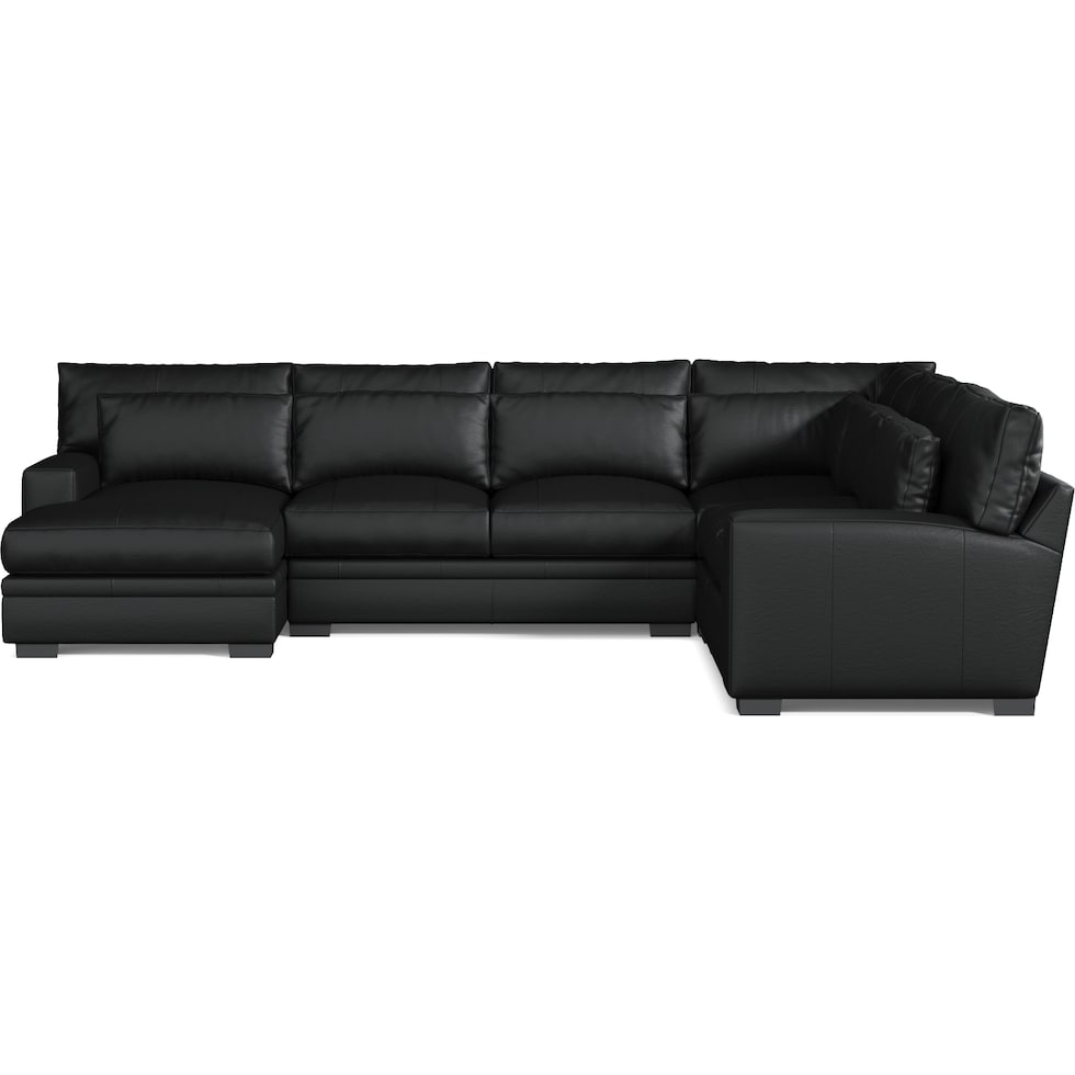 winston black sectional   