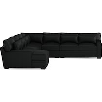 winston black sectional   