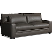 winston black sofa   